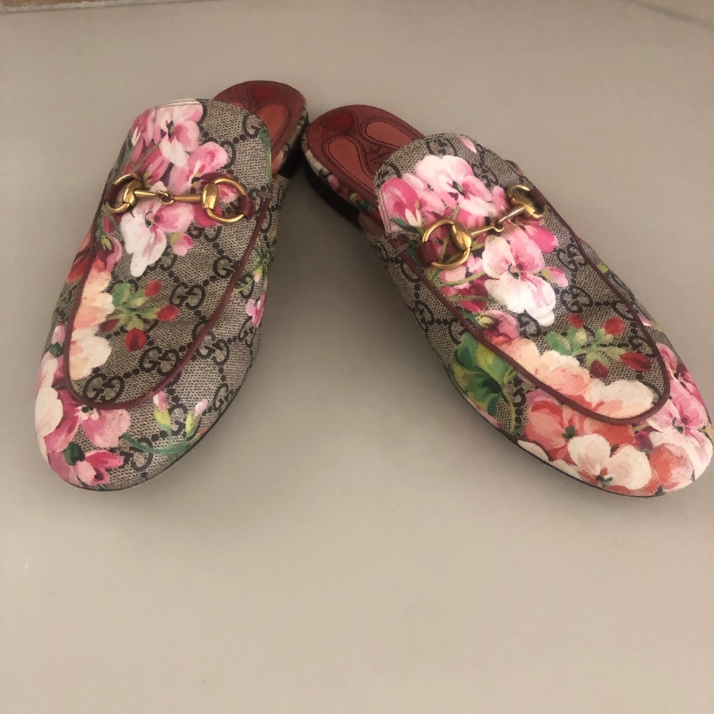 Gucci Bloom Princetown Loafer size 39